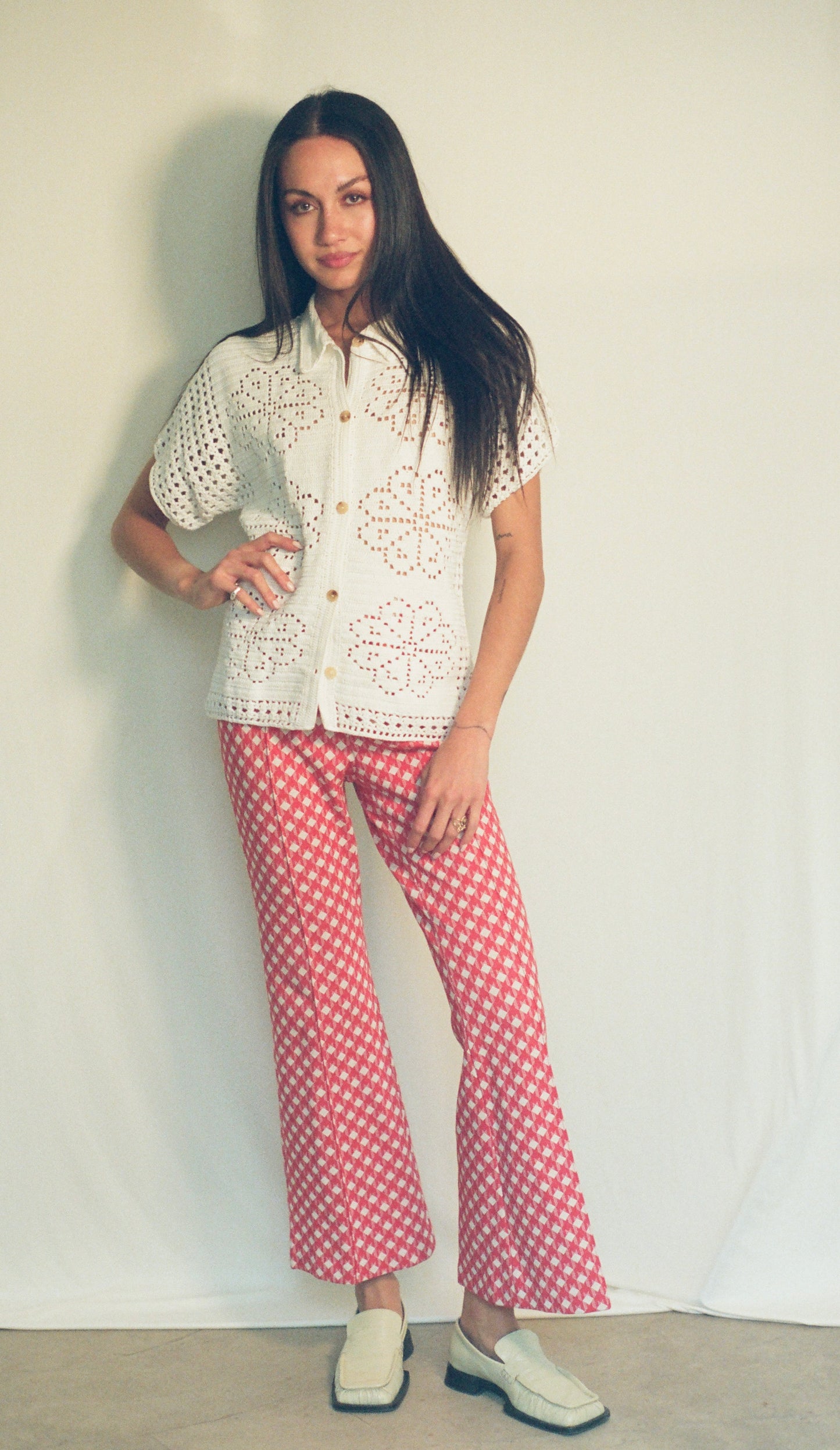 RACHEL COMEY SUMAC CROCHET TOP
