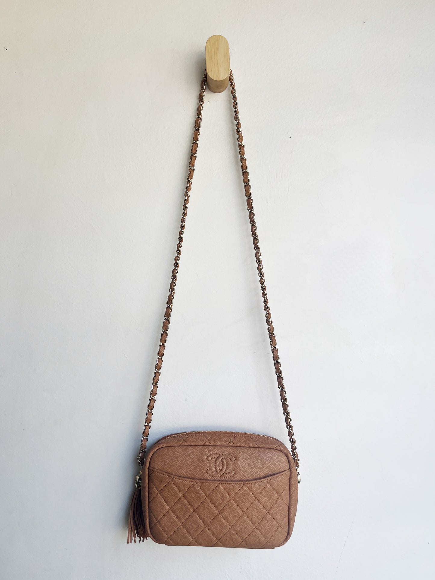MINI COCO TASSEL CAMERA CASE PURSE