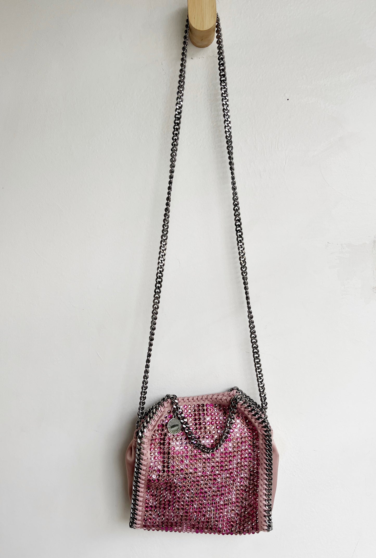 FALABELLA TINY CRSYTAL TOTE BAG W/ TAGS