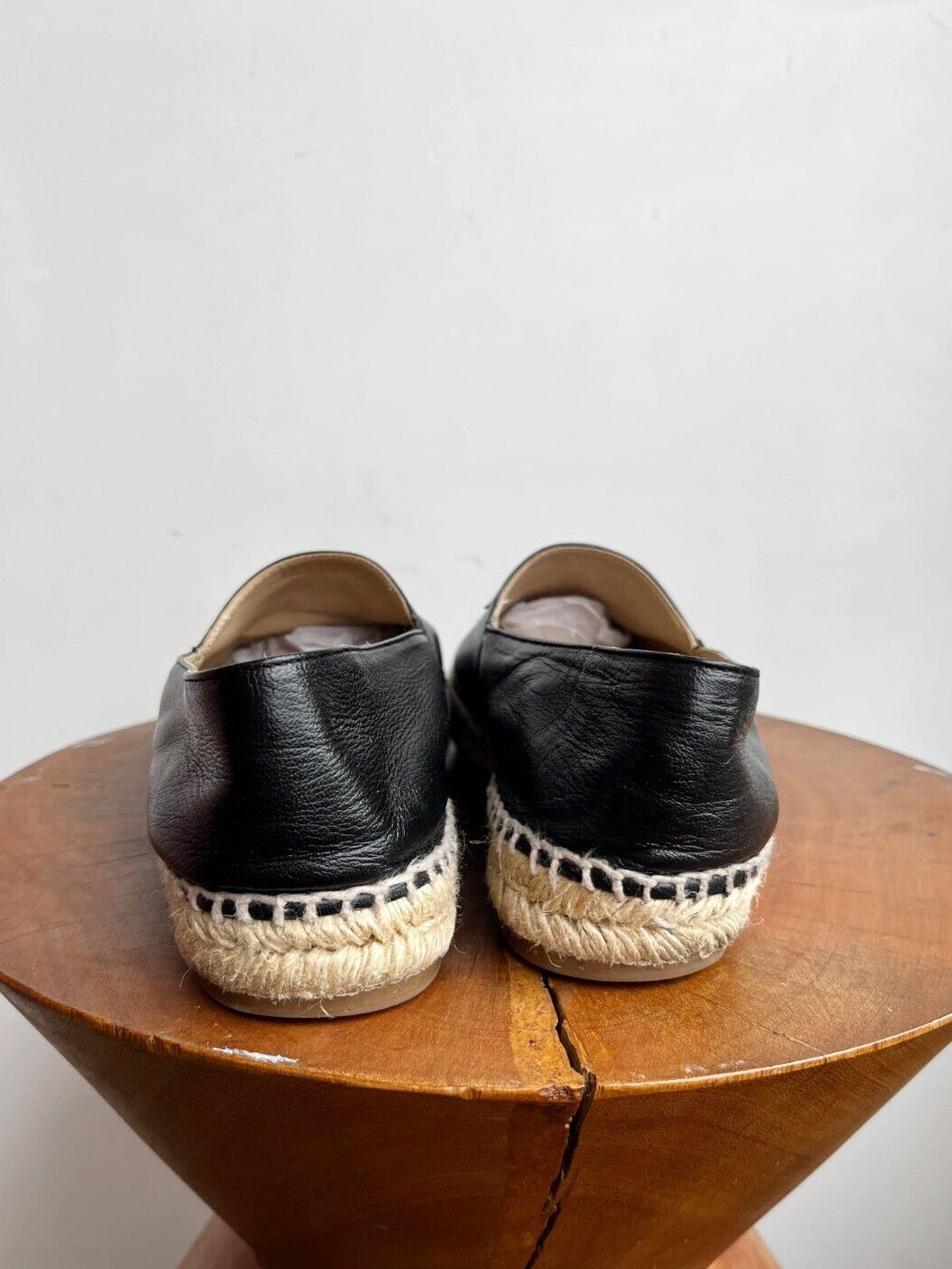 BLACK RAFFIA ESPADRILLES