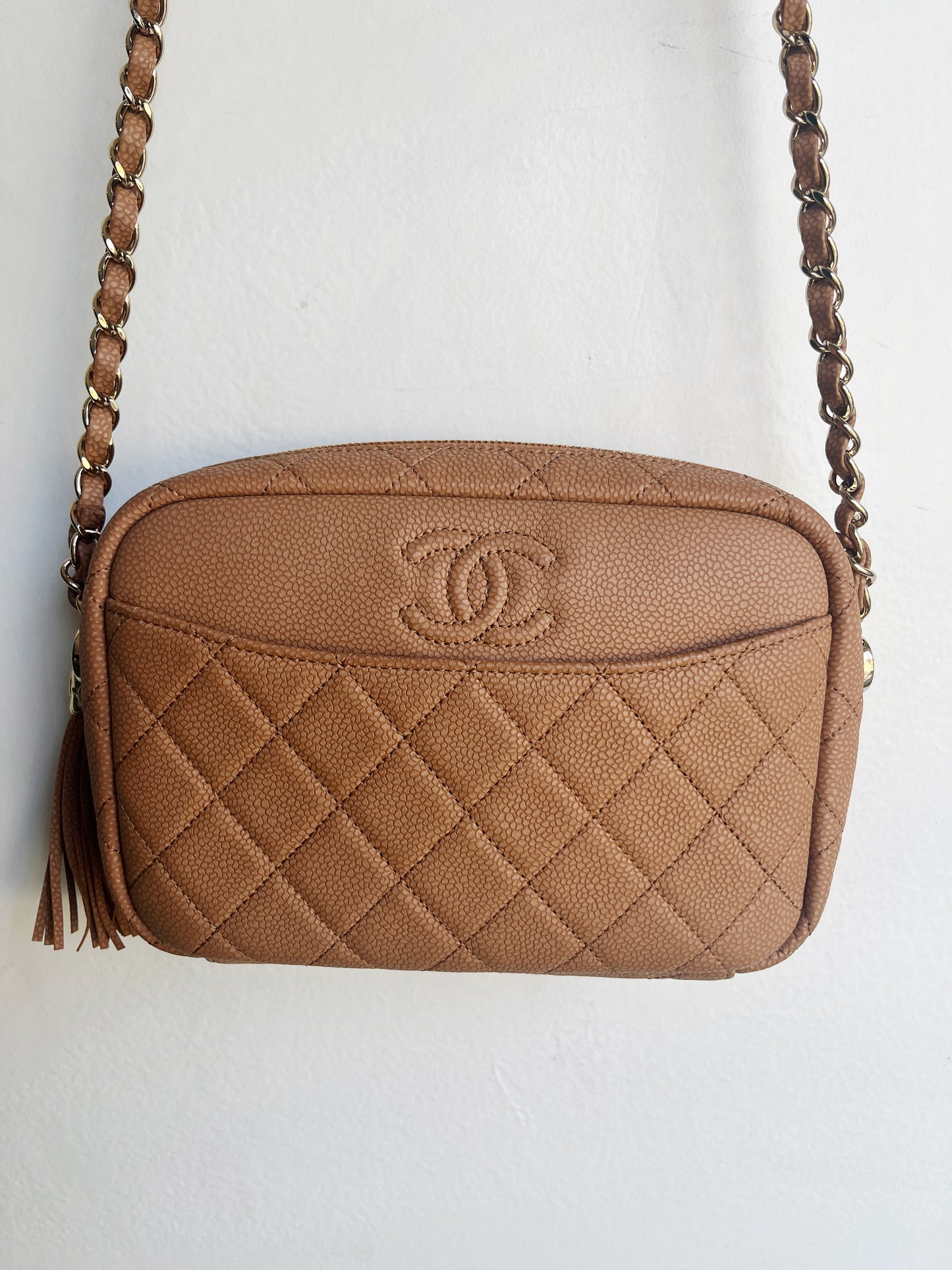 MINI COCO TASSEL CAMERA CASE PURSE