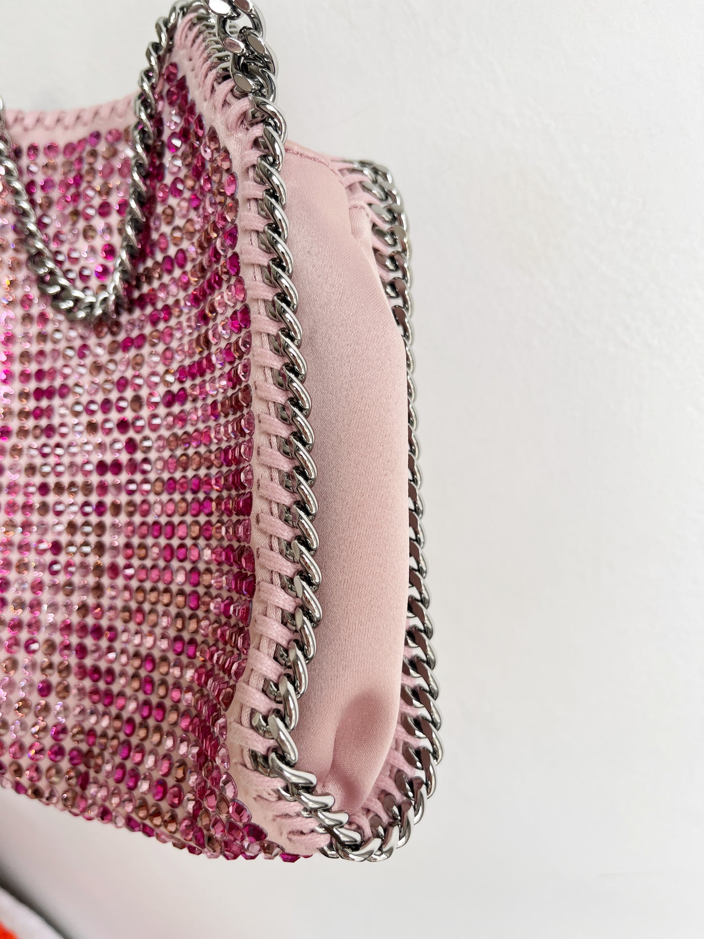 FALABELLA TINY CRSYTAL TOTE BAG W/ TAGS