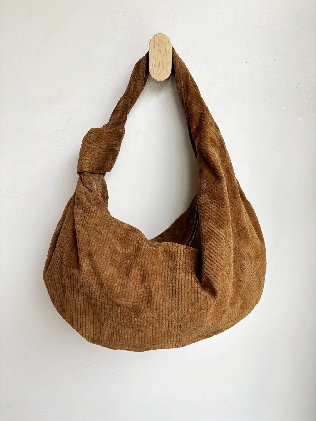 JODIE CORDUROY JACOBEAN BROWN BAG