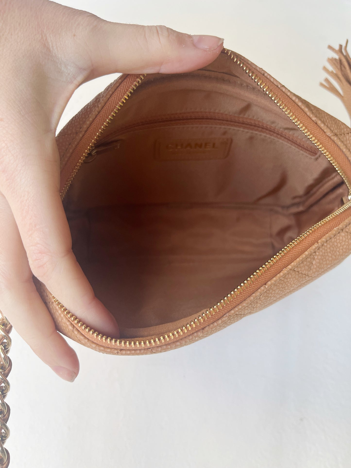 MINI COCO TASSEL CAMERA CASE PURSE