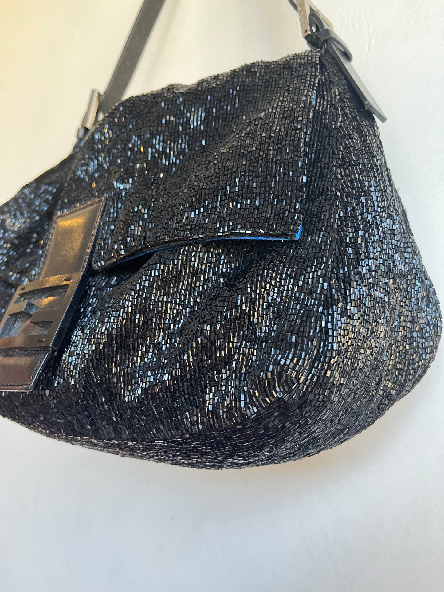 MAMMA BAGUETTE BEADED PURSE