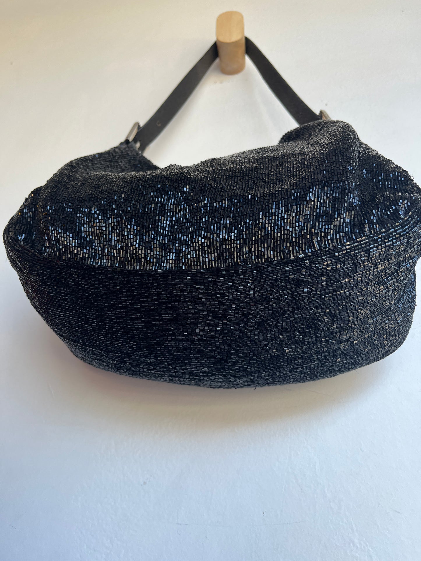 MAMMA BAGUETTE BEADED PURSE