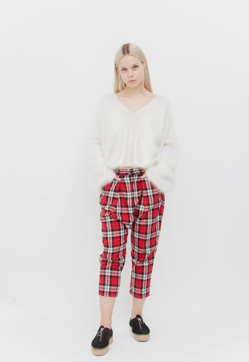 ANGORA & WOOL SWEATER