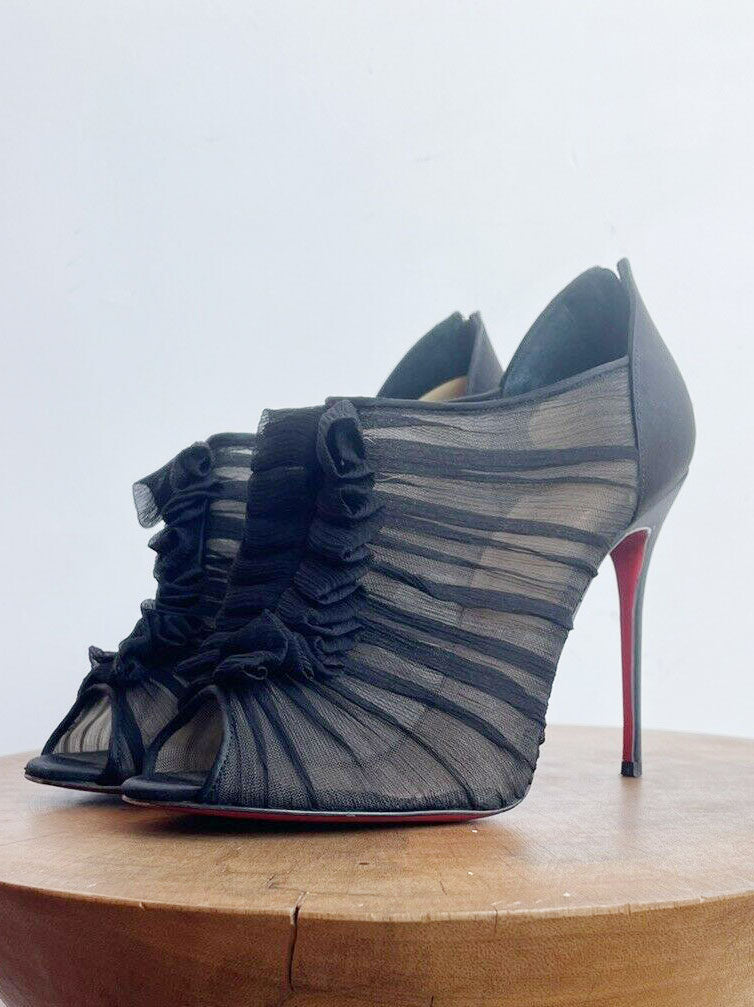 TULLE BOOTIE STILETTO