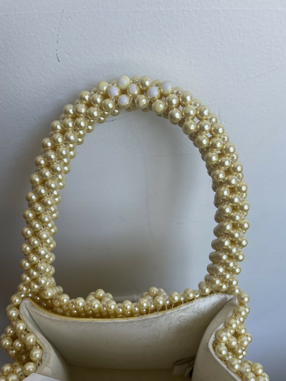 ANTONIA CREAM PEARL BAG