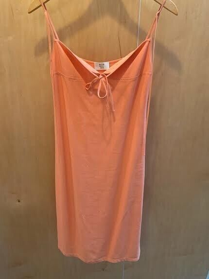 MARYAM NASSIR ZADEH MNZ Orange Serpentine Suiting Sleeveless Halter Midi Dress S
