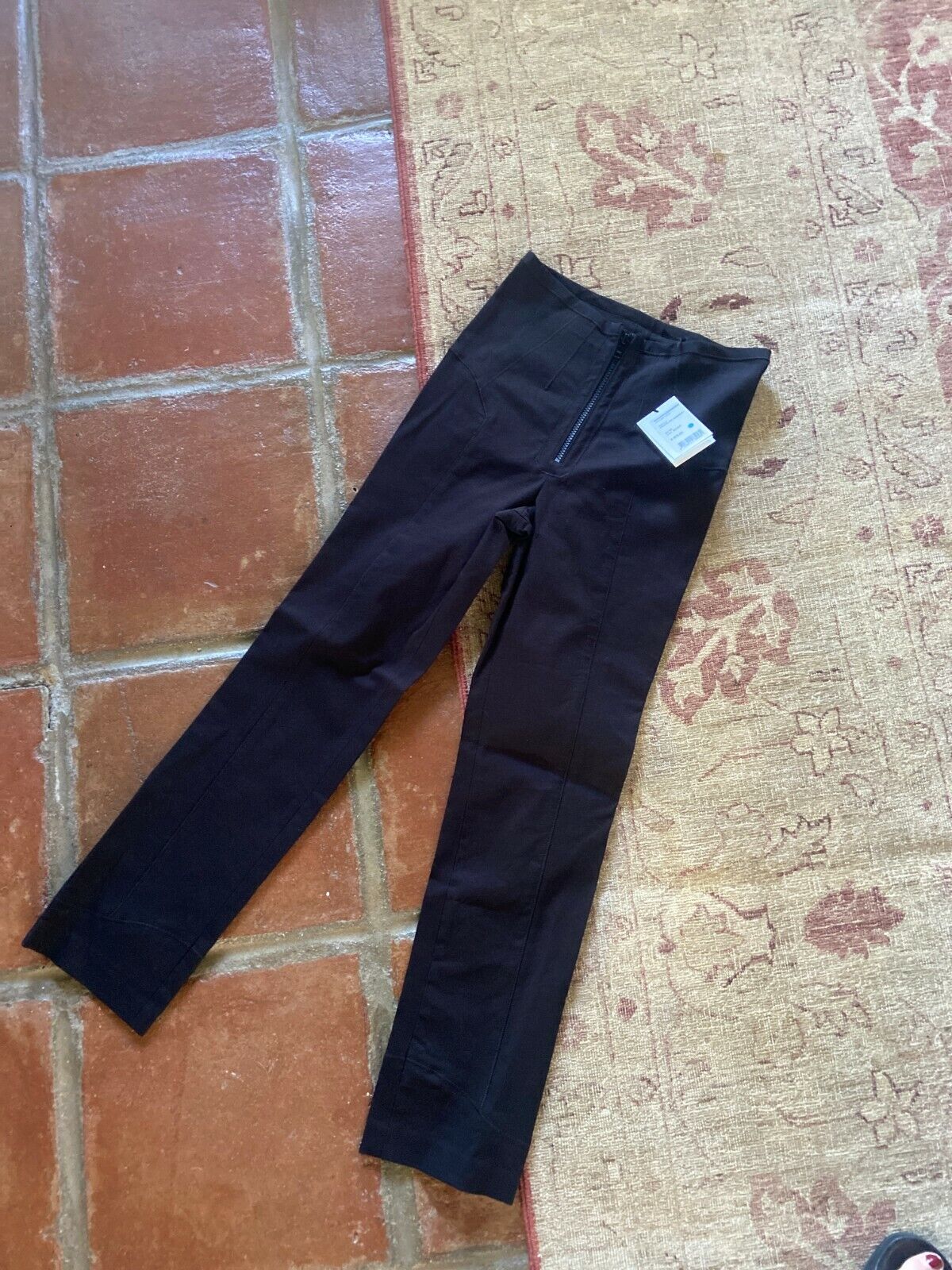 ISABEL MARANT NWT Jumpery Black Stretch Zip High Waist Stretch Skinny Pants 34/2