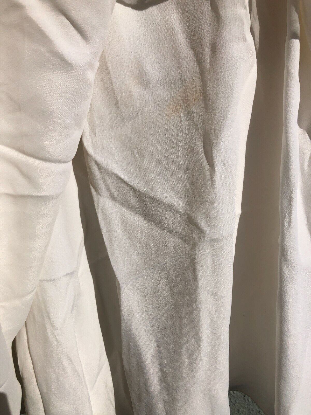 ALEXANDER MCQUEEN White Silk Plexi Flower-Embroidered Faille Mini Dress 40/2/4
