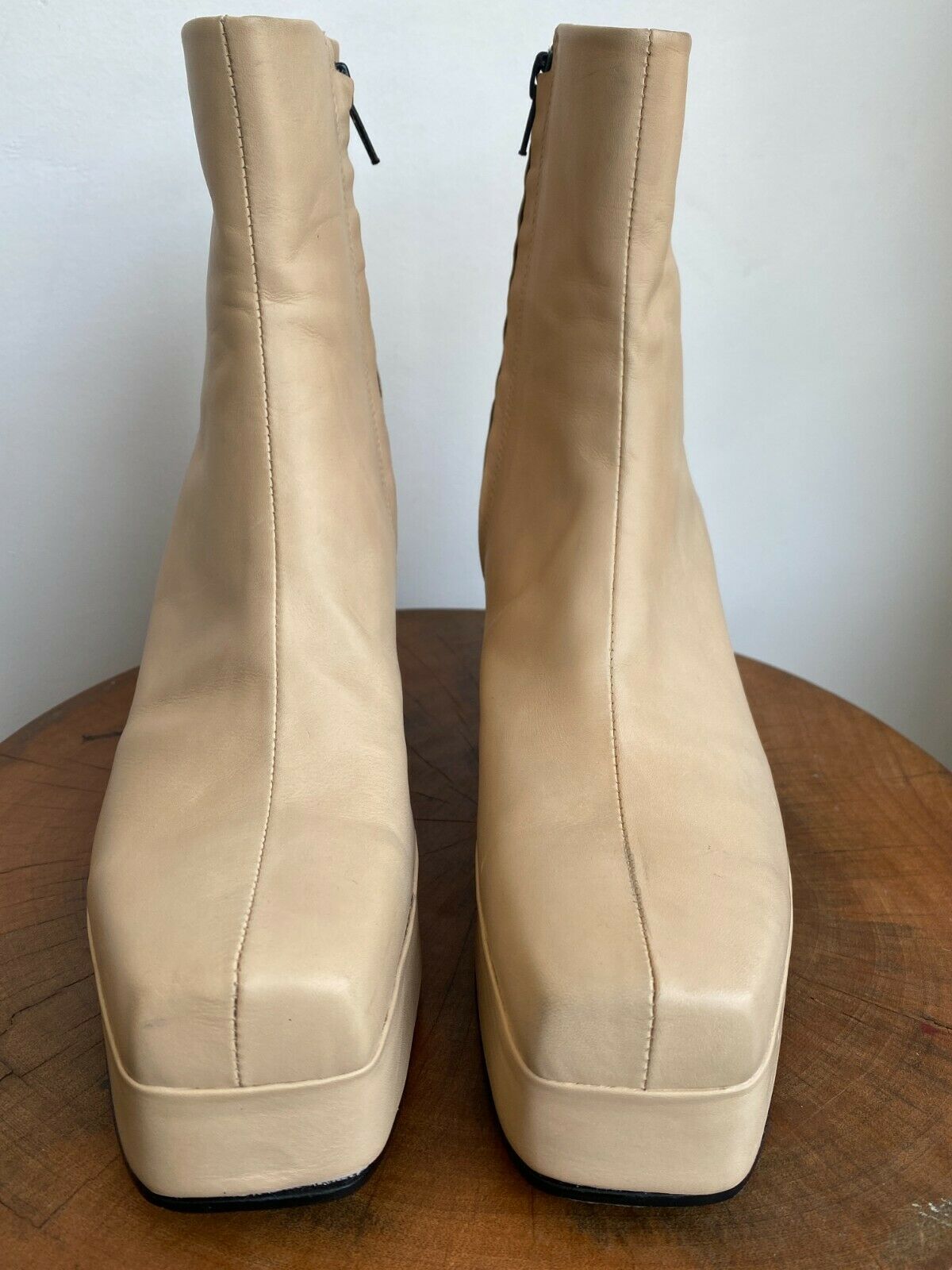BORDER PLATFORM ANKLE BOOT