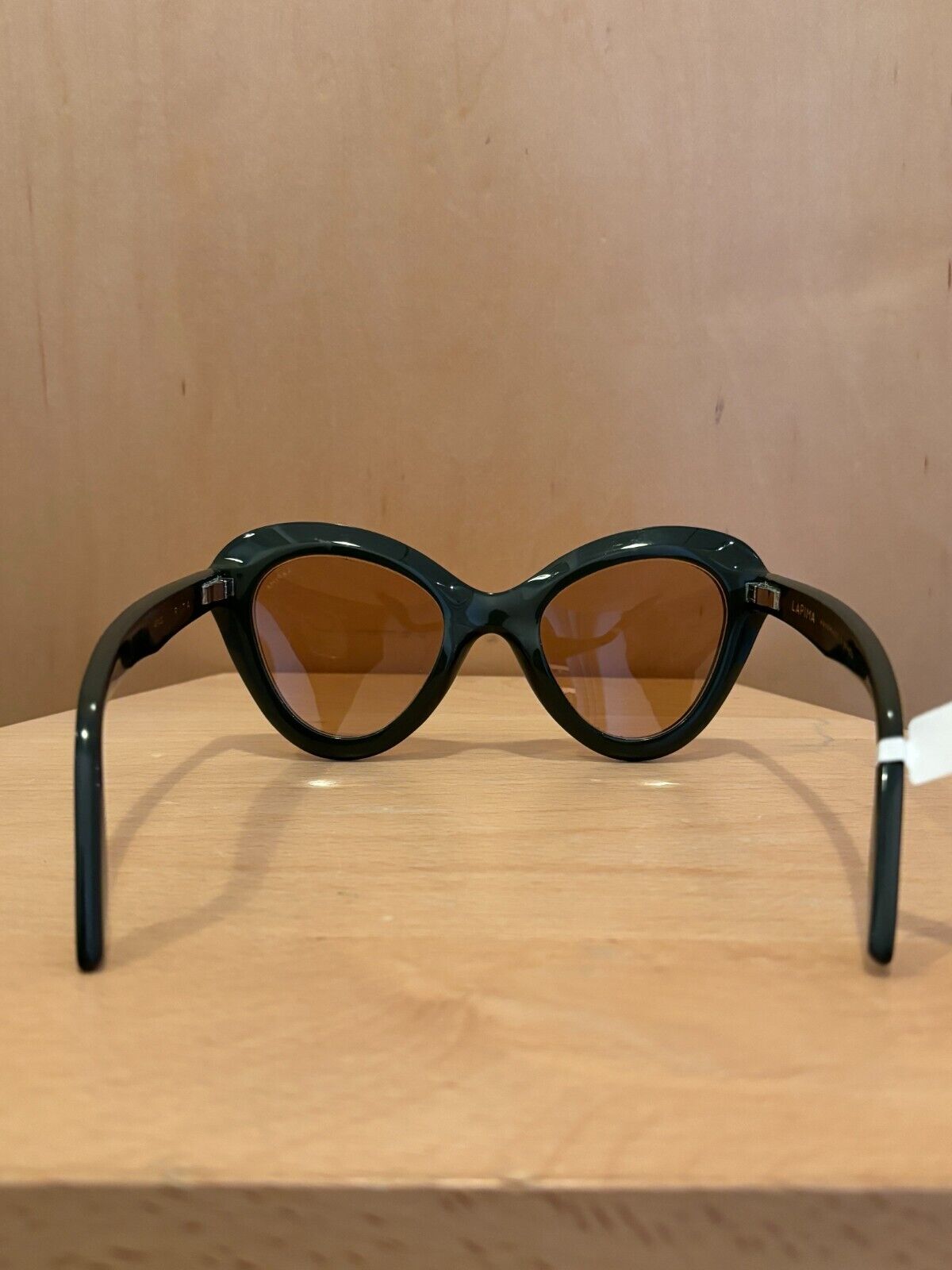 LAPIMA Rita Sun Green Yellow Frame Oversized Glasses Sunglasses