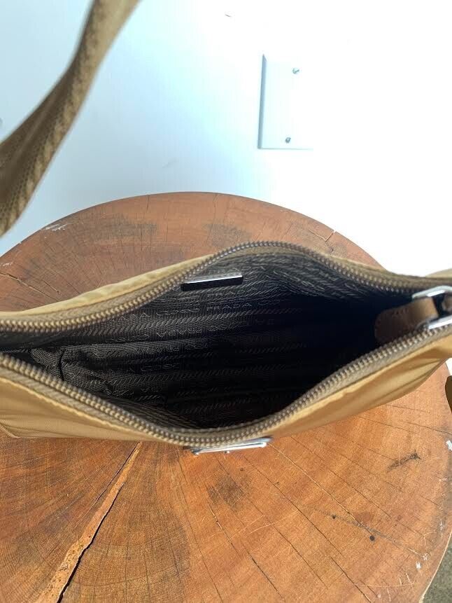 PRADA Tessuto Tan Re-Nylon Re-Edition 2000 Mini Bag Purse