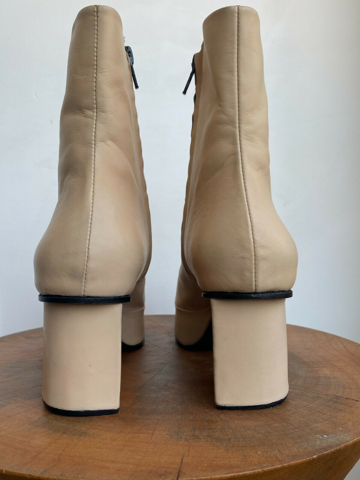 BORDER PLATFORM ANKLE BOOT