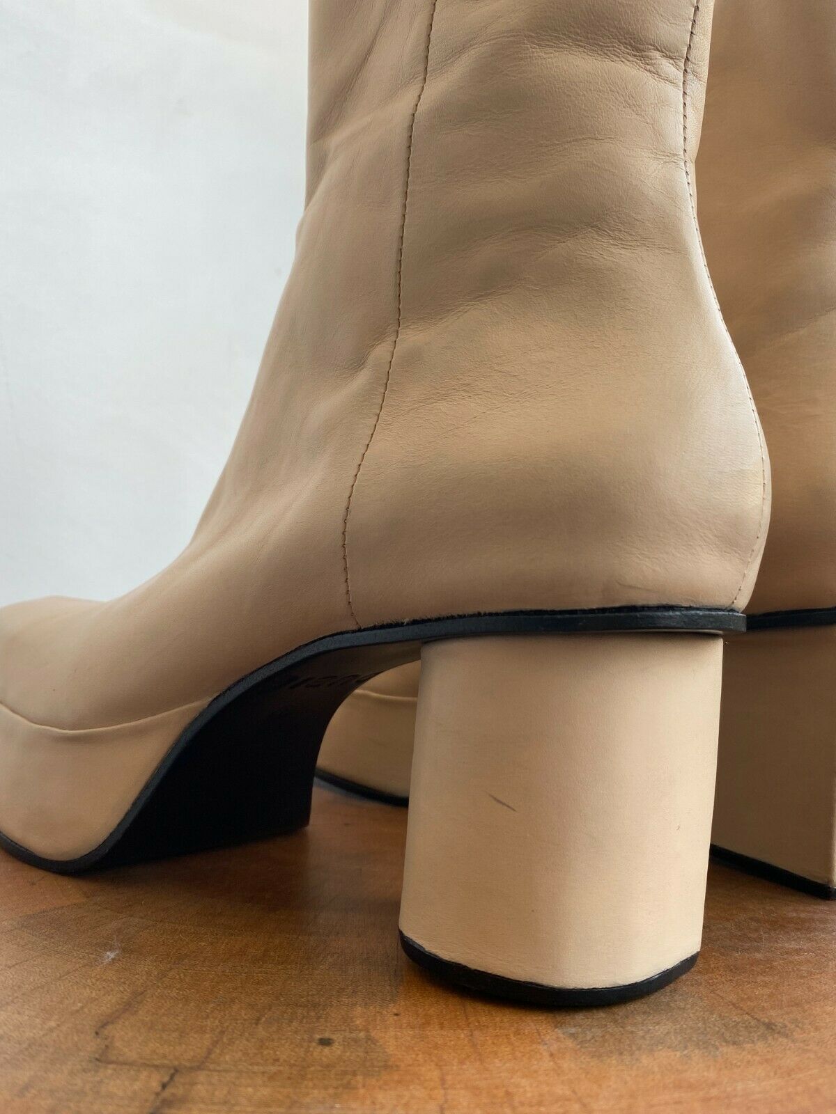 BORDER PLATFORM ANKLE BOOT