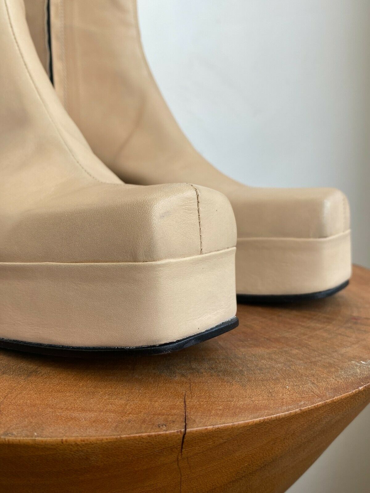 BORDER PLATFORM ANKLE BOOT