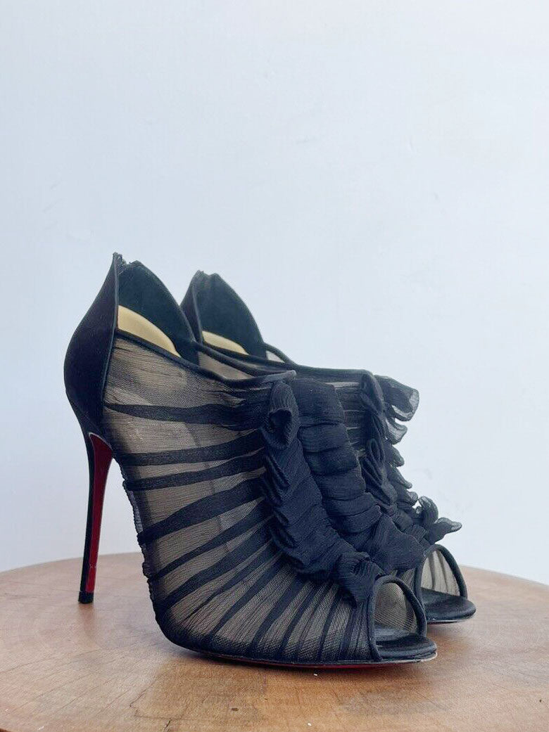 TULLE BOOTIE STILETTO