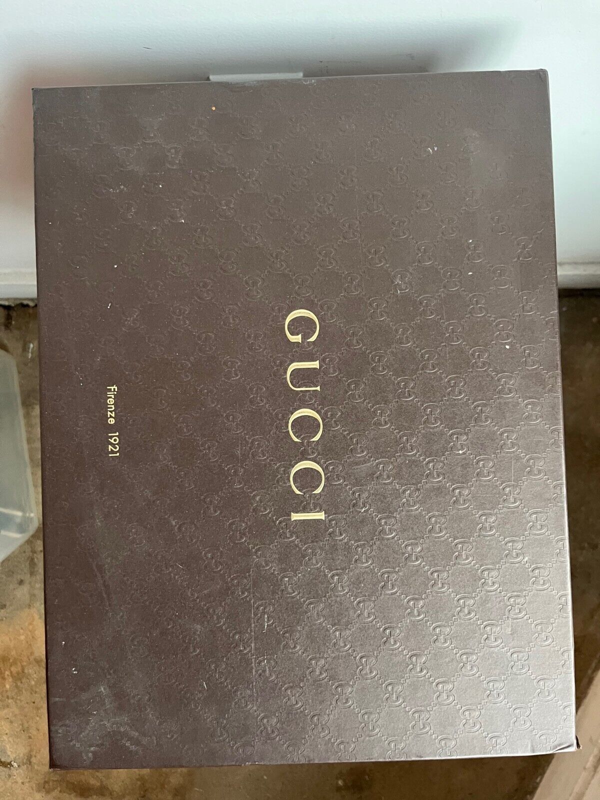 GUCCI Malaga Black Platform Square Toe Block High Heel Ankle Calf Boot 37.5