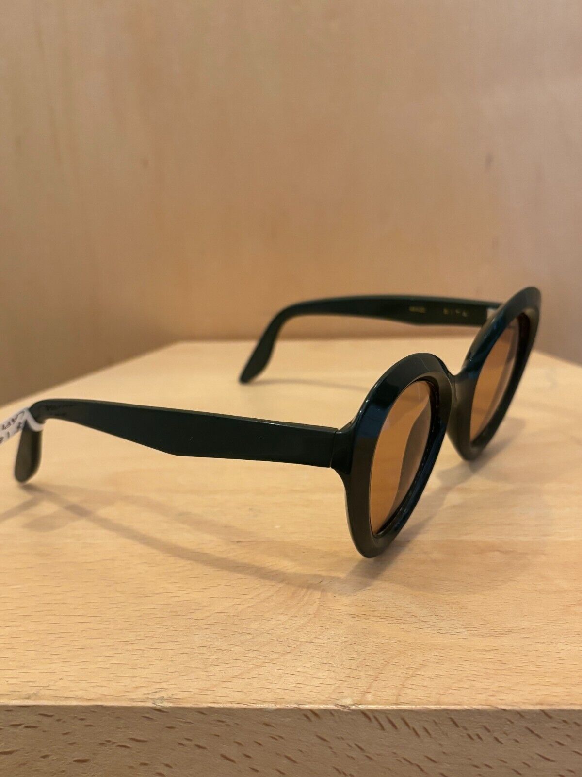 LAPIMA Rita Sun Green Yellow Frame Oversized Glasses Sunglasses