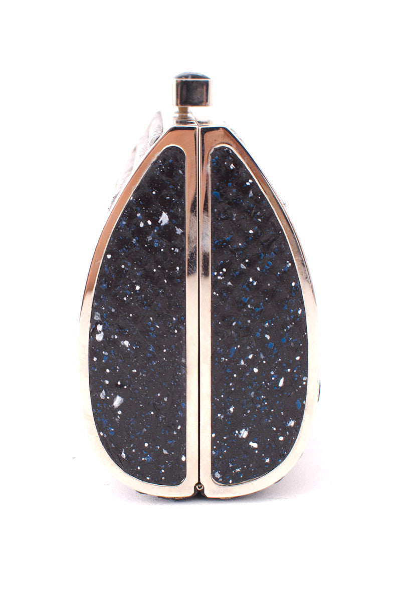 SALMON SKIN CLUTCH