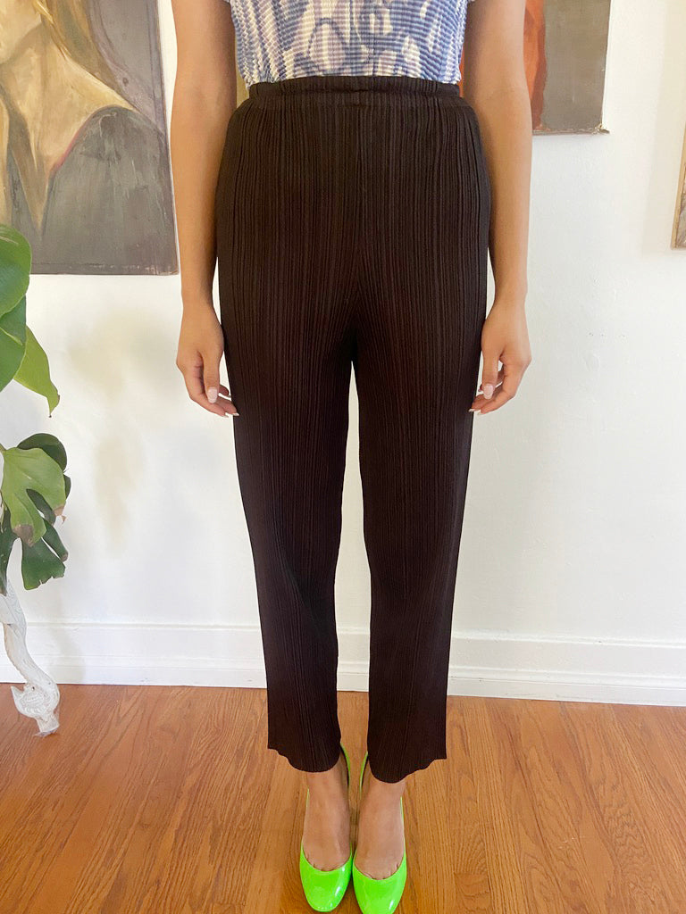 PLEATS PLEASE PLUM PANTS