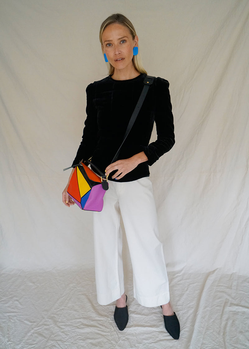 TULINE VELVET BLOUSE