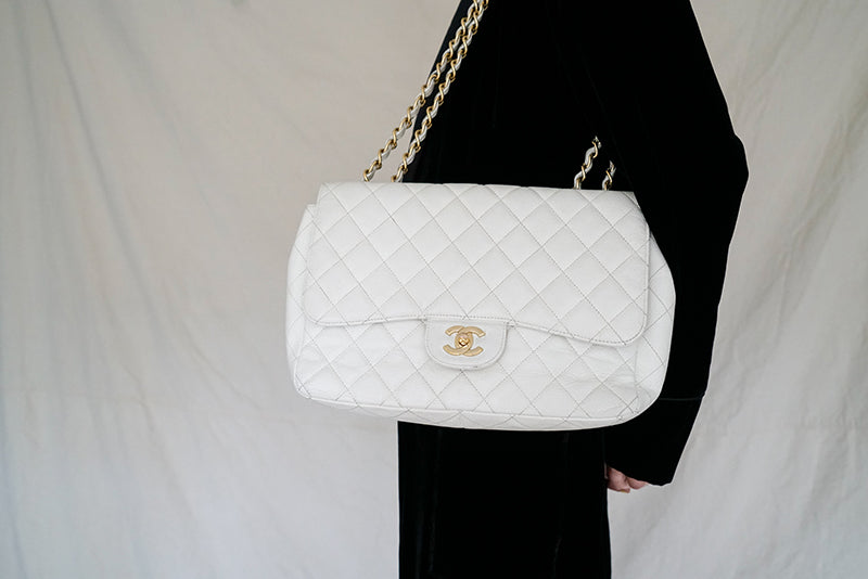 CLASSIC CAVIAR SINGLE FLAP BAG