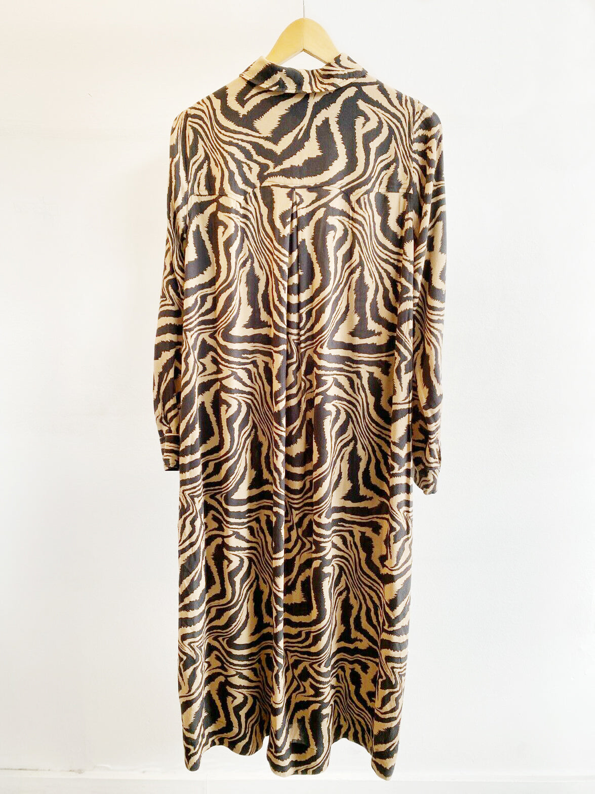 ZEBRA PRINT SHIRT DRESS