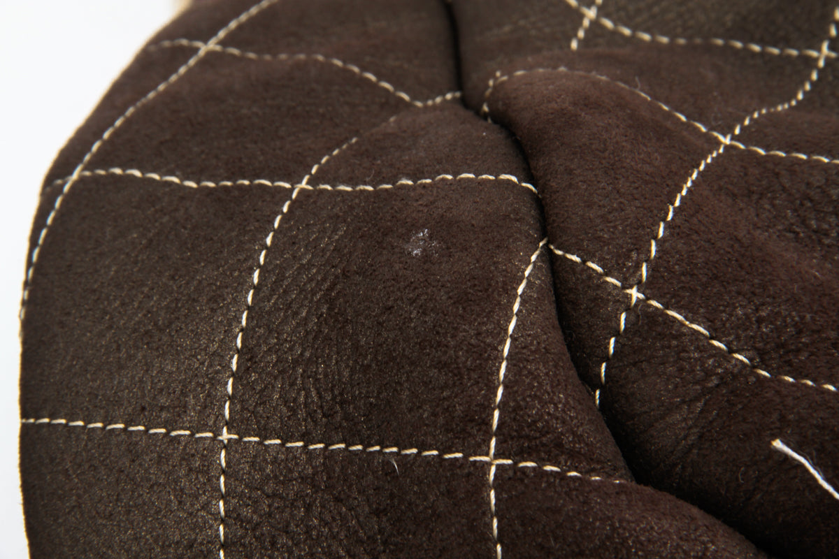 QUILTED SHEARLING BAG