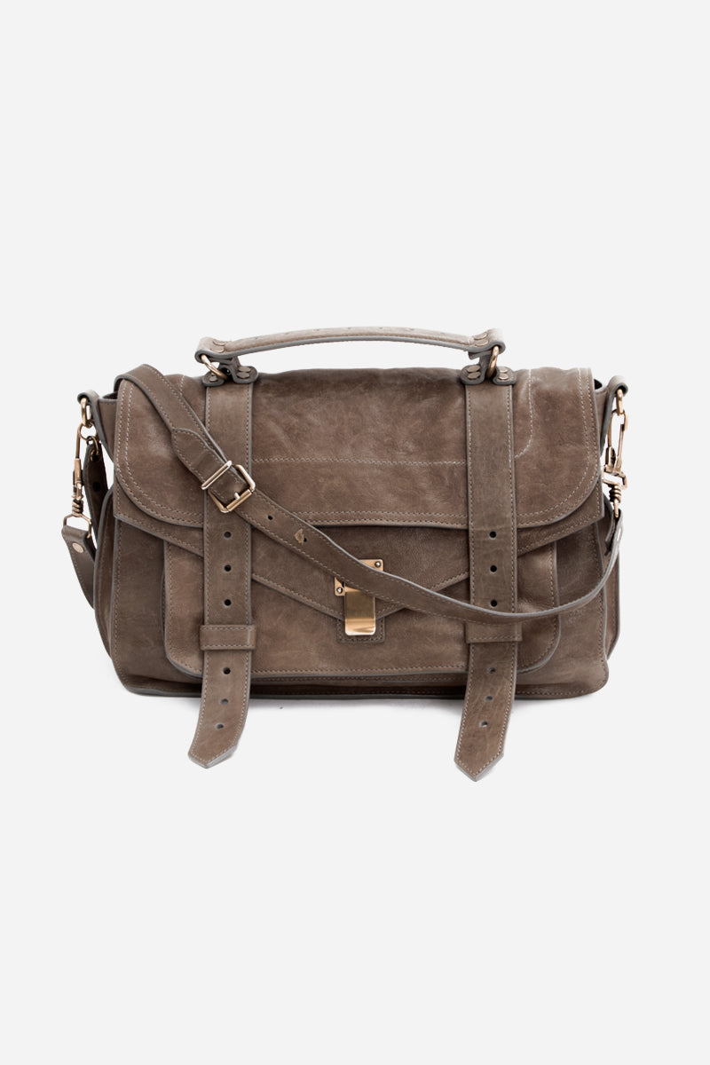 MEDIUM TAUPE PS1 BAG