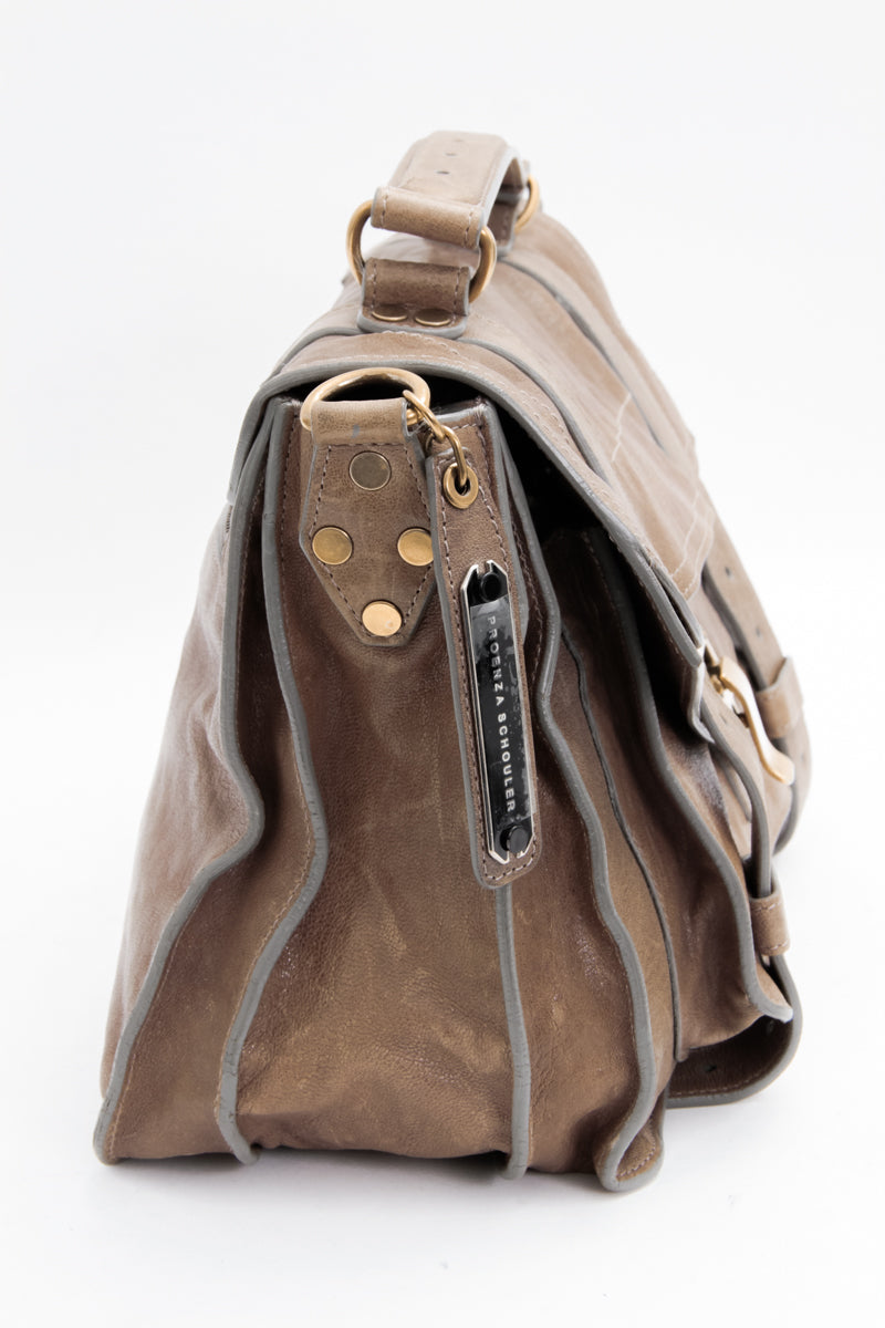 MEDIUM TAUPE PS1 BAG