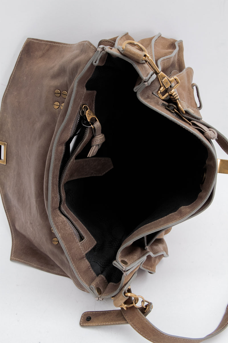 MEDIUM TAUPE PS1 BAG