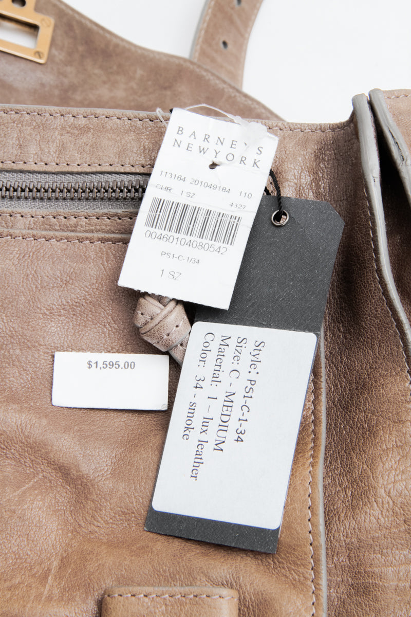MEDIUM TAUPE PS1 BAG