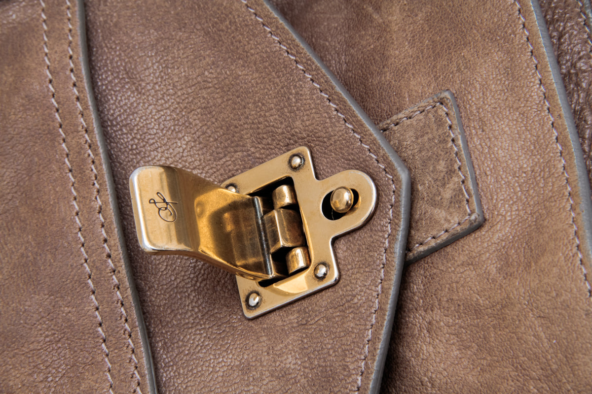 MEDIUM TAUPE PS1 BAG