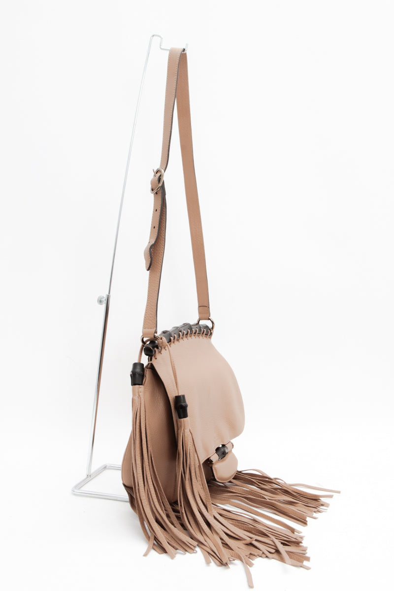 NOUVEAU CAMELIA FRINGE BAG