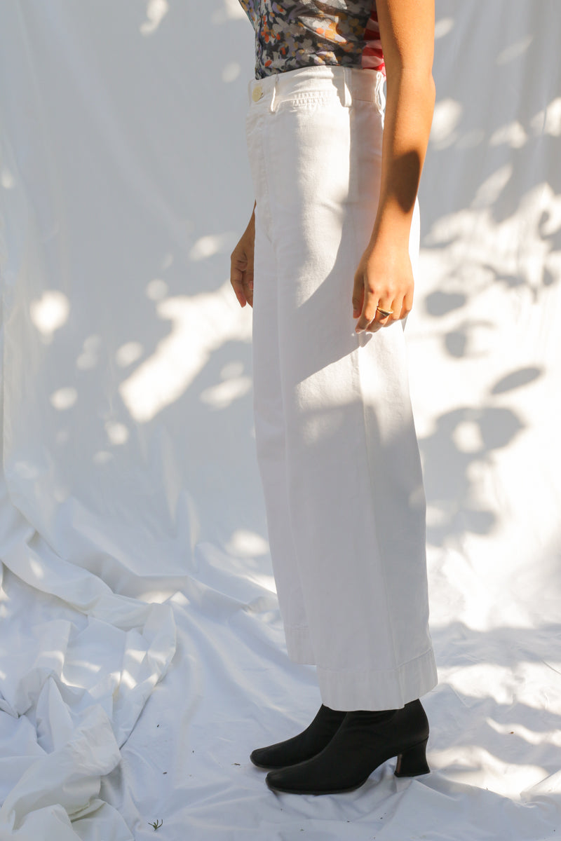 WHITE SAILOR PANT