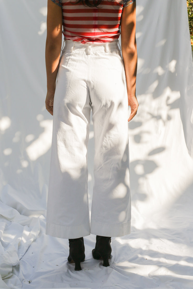 WHITE SAILOR PANT