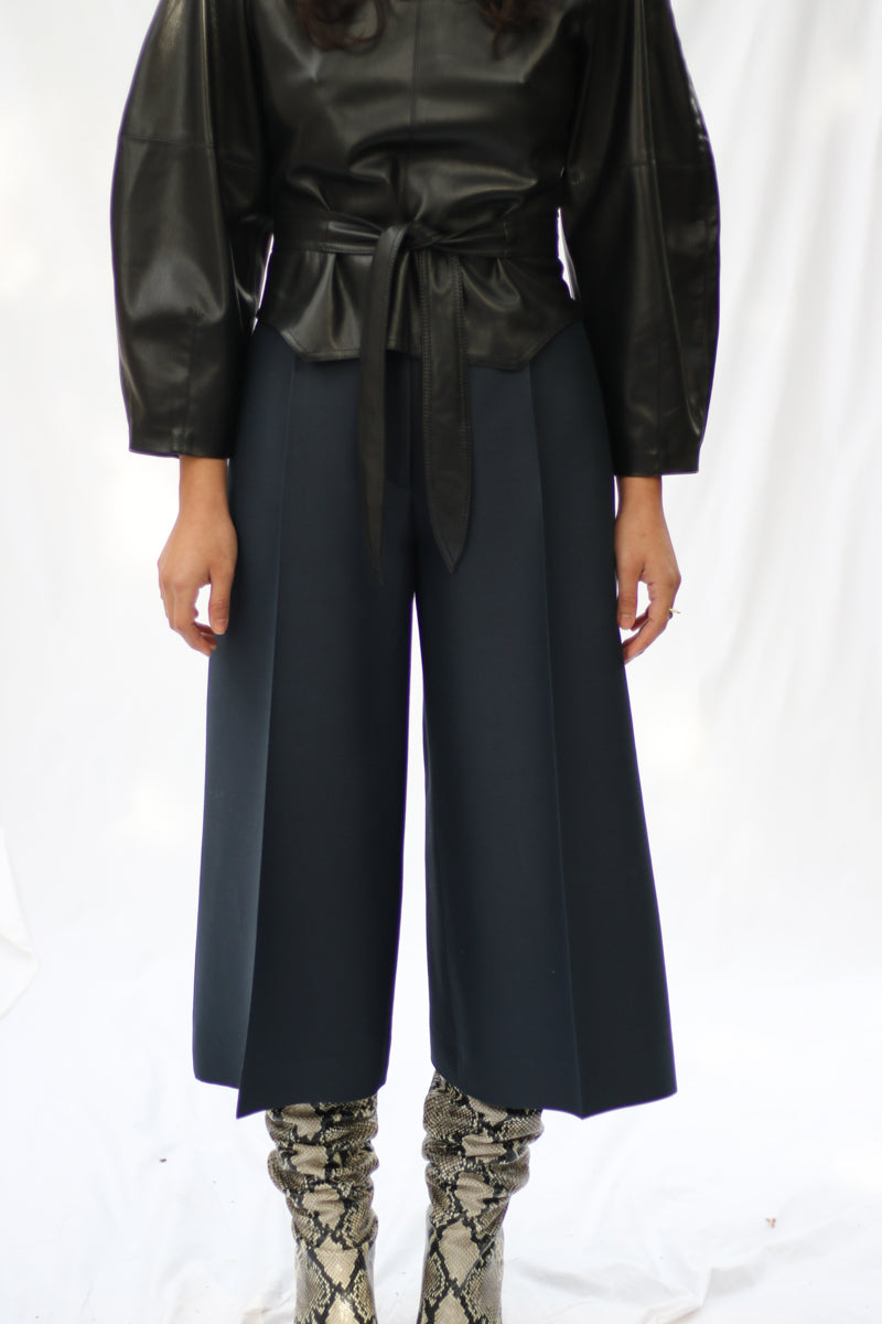 SILK WIDE LEG CULOTTE