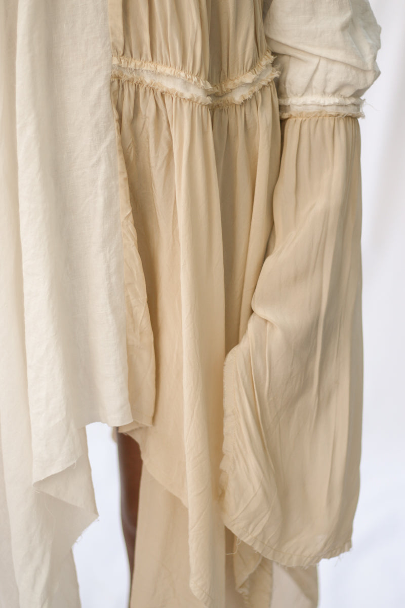 LINEN PATCHWORK DRESS