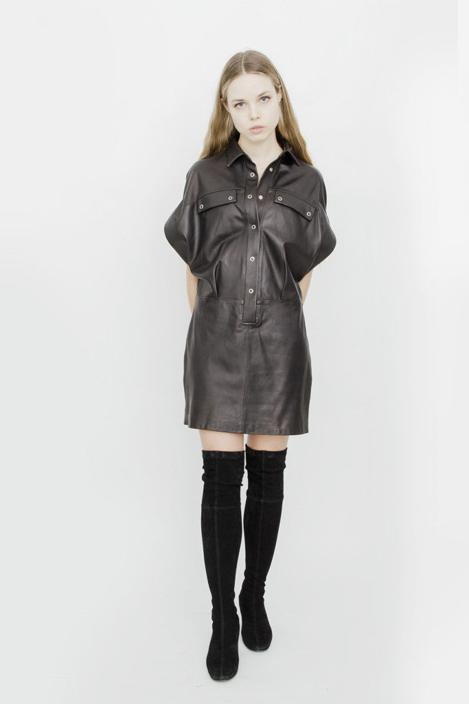 ZAMA LEATHER DRESS
