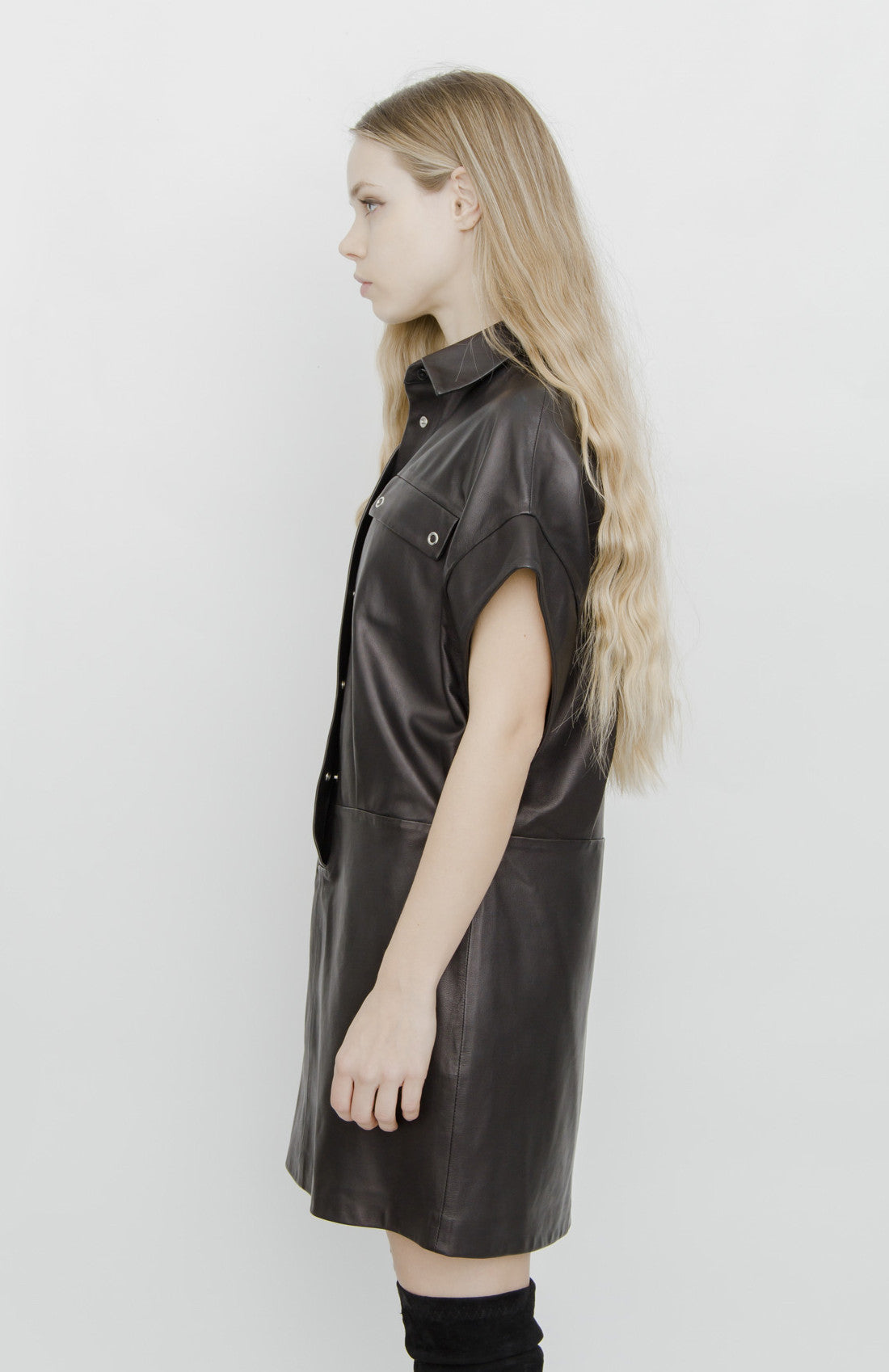 ZAMA LEATHER DRESS