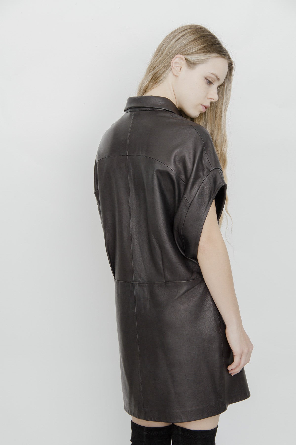 ZAMA LEATHER DRESS