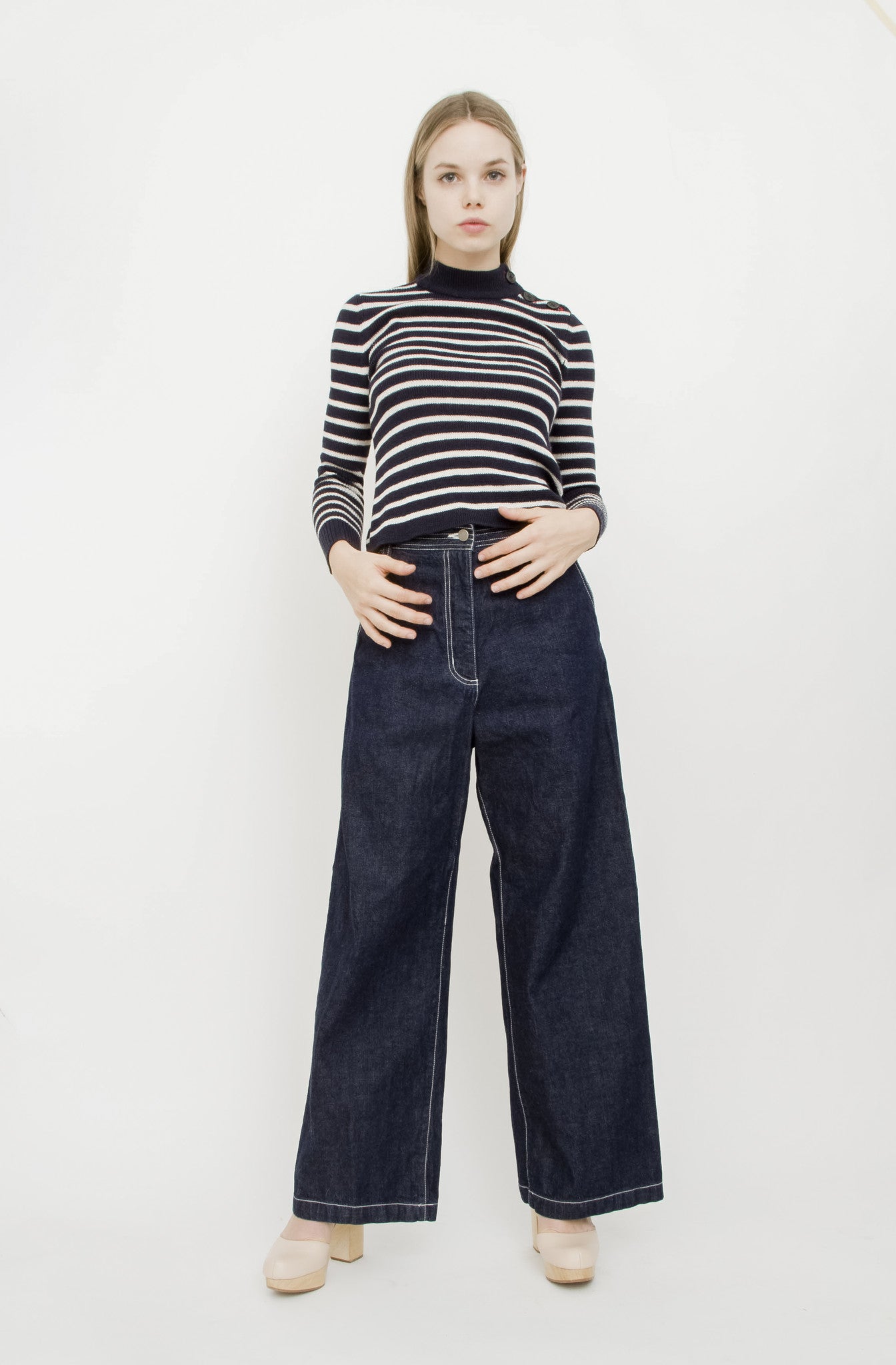 BISHOP WIDE LEG JEANS