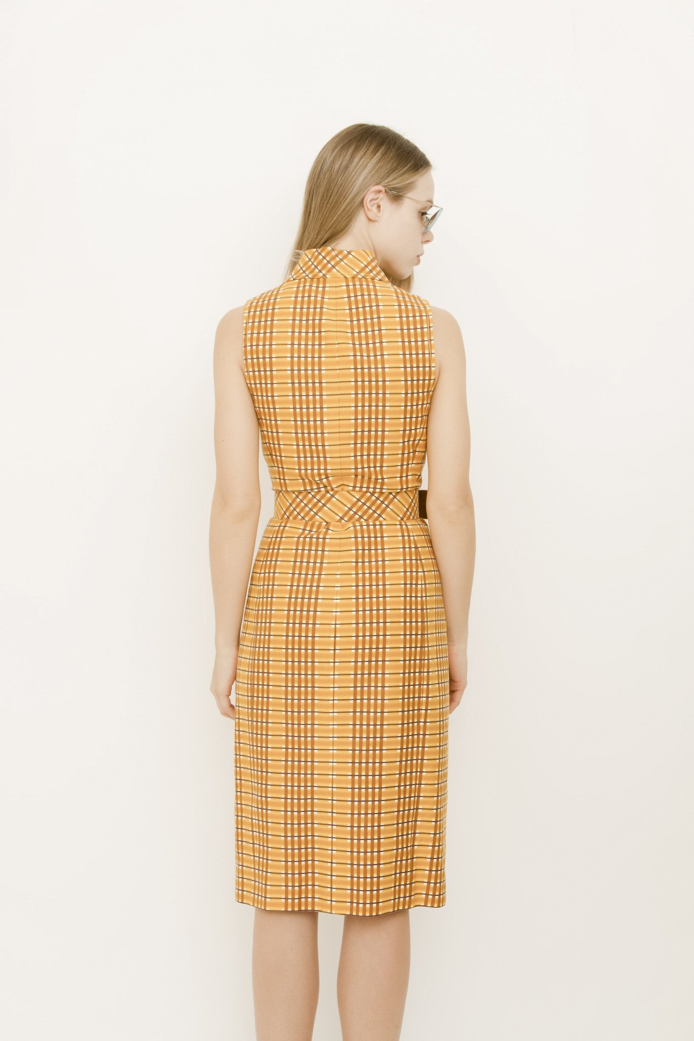 VINTAGE PLAID SHIRT DRESS