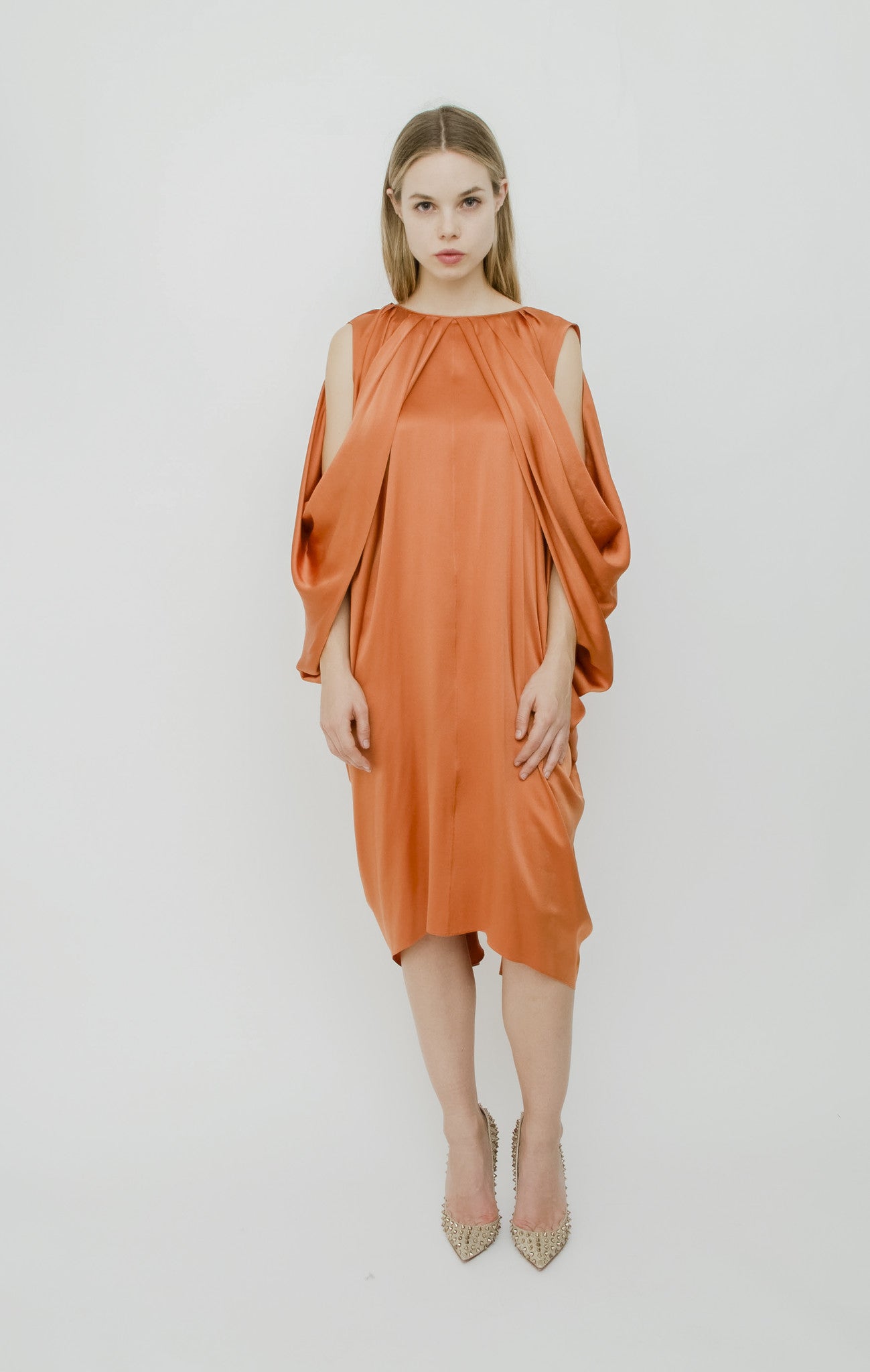 VINTAGE DRAPED DRESS