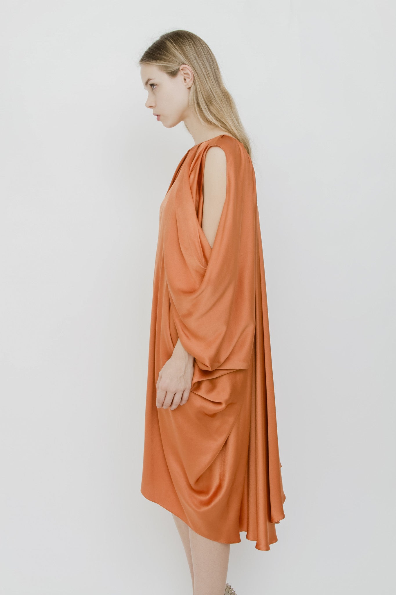VINTAGE DRAPED DRESS