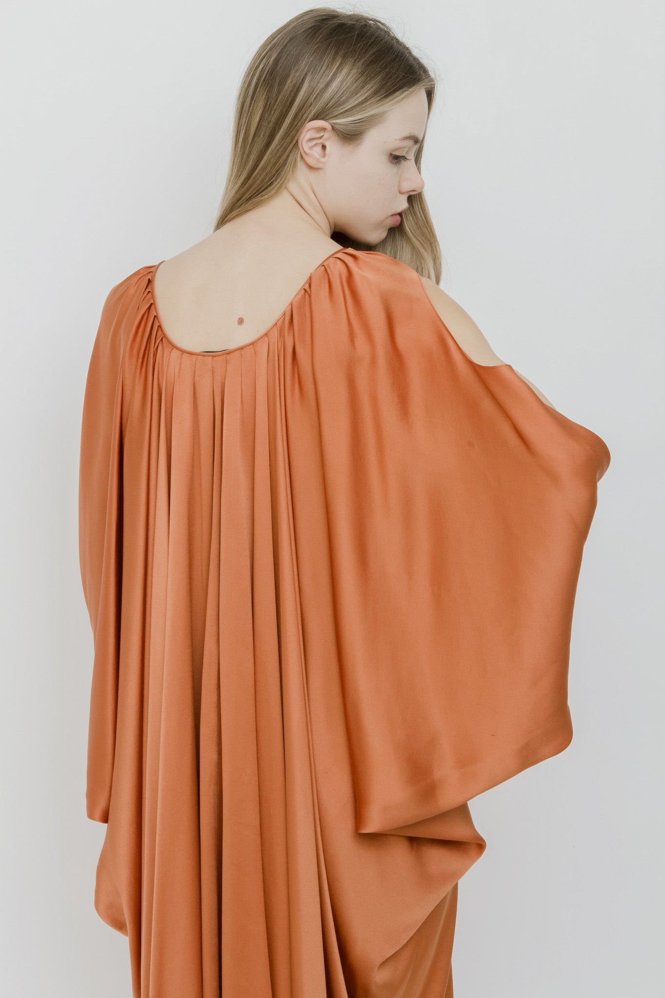 VINTAGE DRAPED DRESS