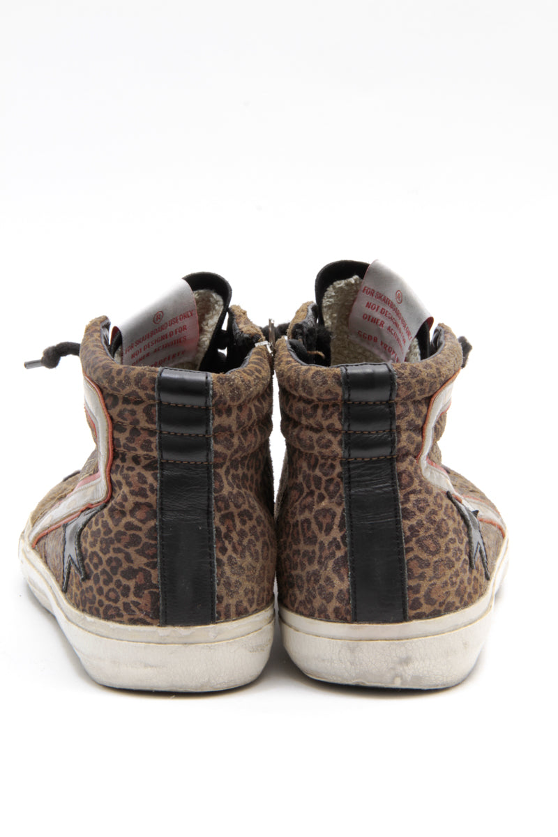 SLIDE LEOPARD HIGH TOPS